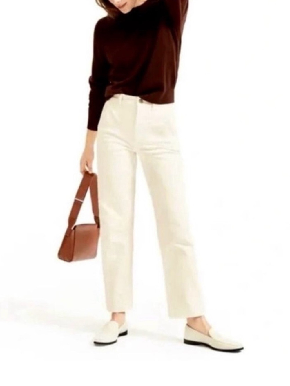 Everlane The Relaxed Straight Jean White 27